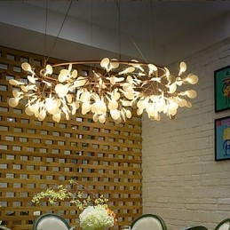 ثريا معدنية عتيقة من النحاس من تصميم Country Designers