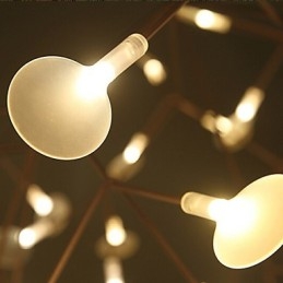 ثريا معدنية عتيقة من النحاس من تصميم Country Designers