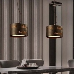 مصباح معلق من القماش بتصميم فني إسكندنافي عصري من LOFT، مصباح معلق للمقهى بقطر 35 سم