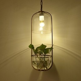 مصباح معلق بتصميم زخرفي عصري معاصر (لا يشمل النباتات)
