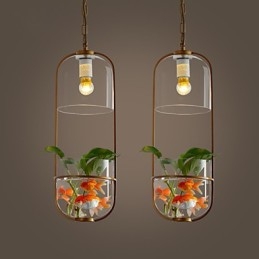 مصباح معلق بتصميم زخرفي عصري معاصر (لا يشمل النباتات)