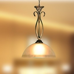 مصباح طاولة ريفي شمالي معاصر بأفكار بسيطة ومُصمم برأس واحد مع إضاءة زجاجية